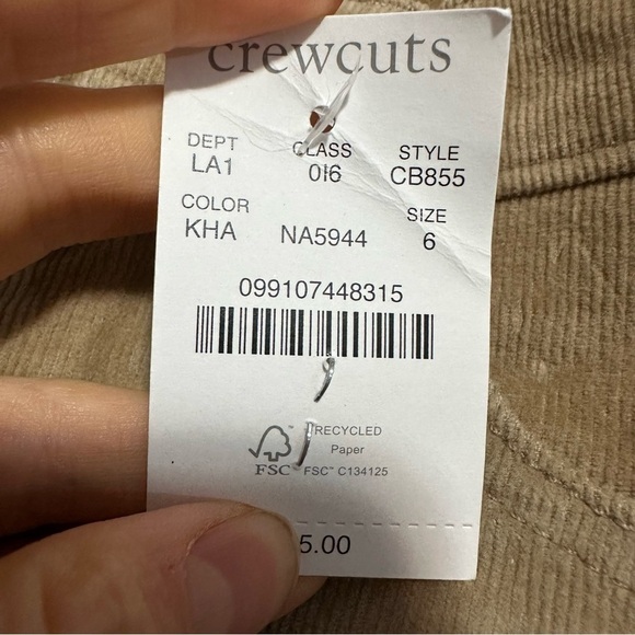 J crew Kids' classic-fit stretch corduroy pant - Picture 4 of 4